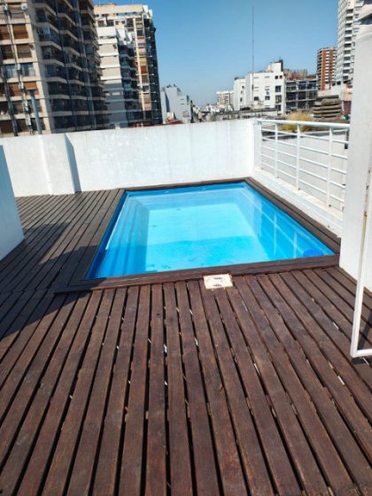 Departamento 2 Ambientes de 40 m², Luminoso, Balcón, con Salón, Parrilla y Piscina